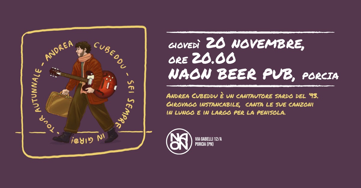 Andrea Cubeddu Naon Beer Pub 20112025